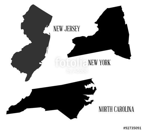 State Silhouette Collection Stock Image And Royalty Free Vector 500x460 State Silhouette Collection Stock Image And Royalty Free Vector