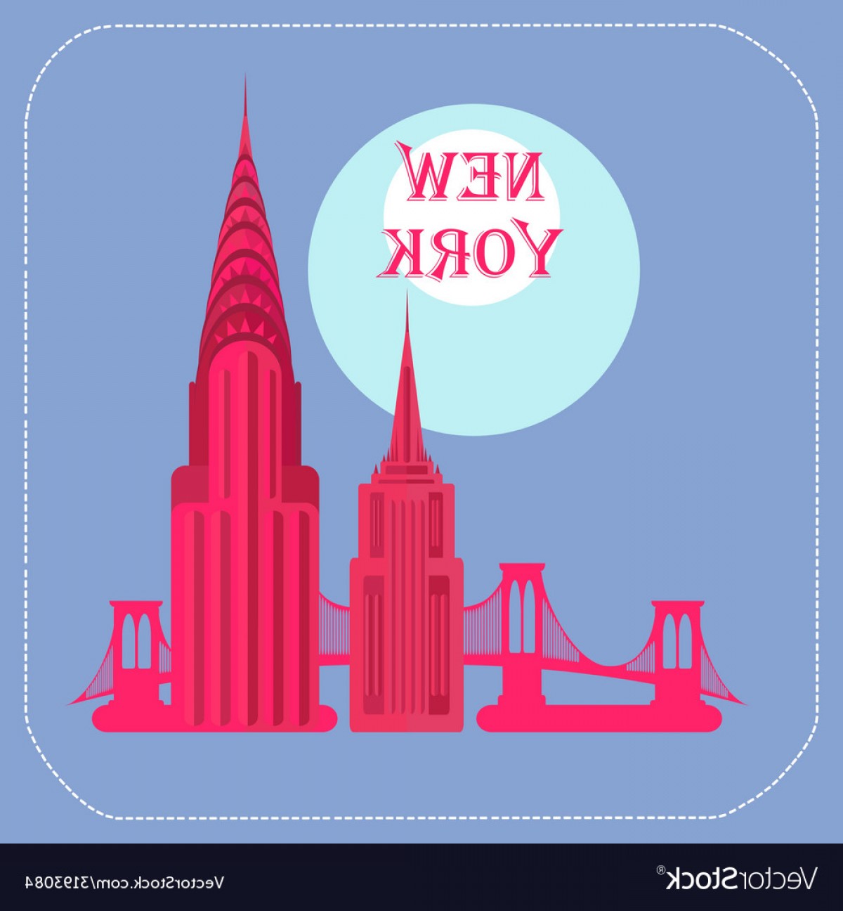 1200x1296 Empire State Vector Createmepink