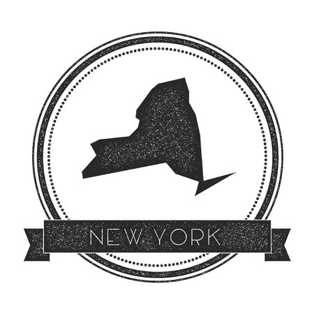 450x450 New York Vector Map St Retro Distressed Insignia With Us State