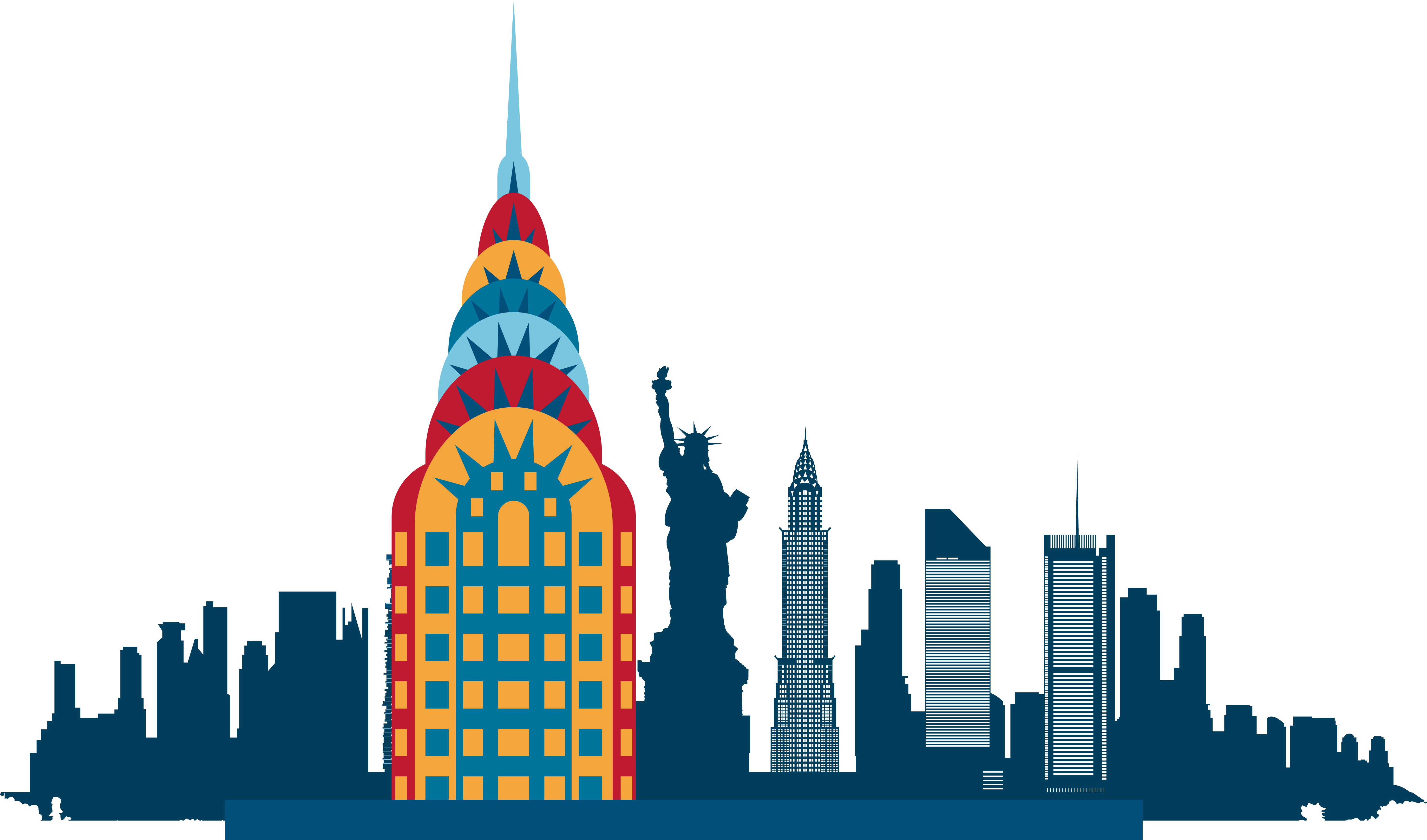 New York City Skyline Silhouette Vector Free Download 5926x3489 New York City Skyline Silhouette Vector Free Download