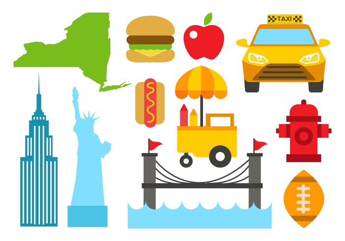 Free New York Icons Vector 700x490 Free New York Icons Vector