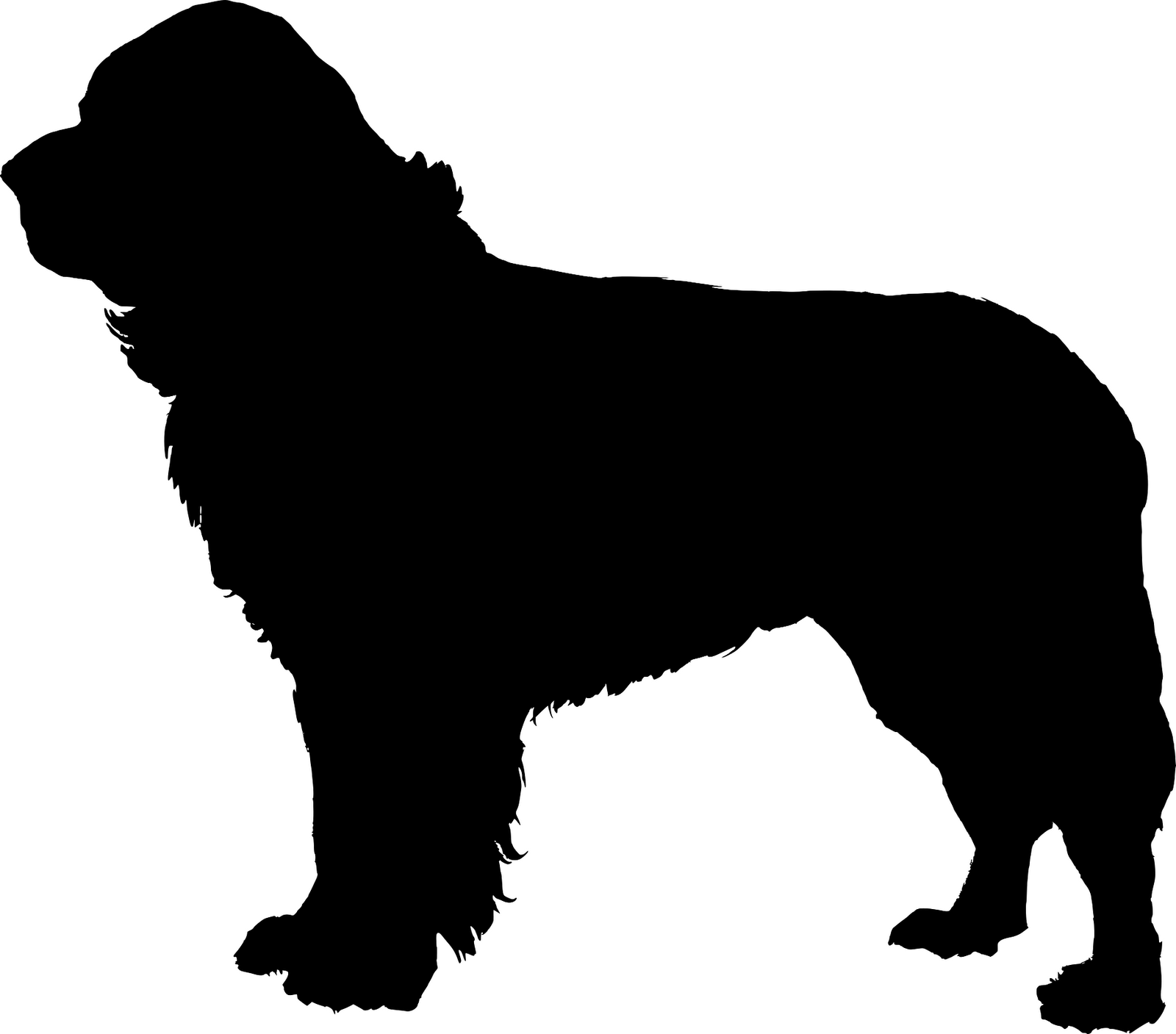 1600x1407 Newfoundland Dog Clipart