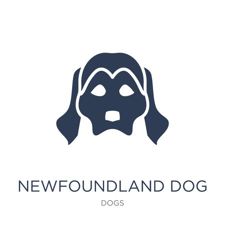 450x450 Newfoundland Dog Icon Trendy Flat Vector Newfoundland Dog Icon