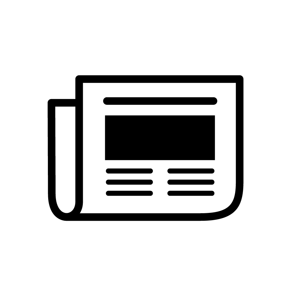 983x983 News Vector Icon