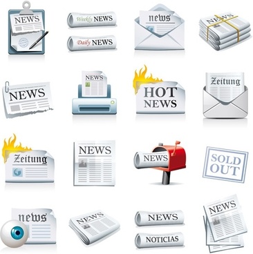 366x368 News Icon Vector Free Vector Download