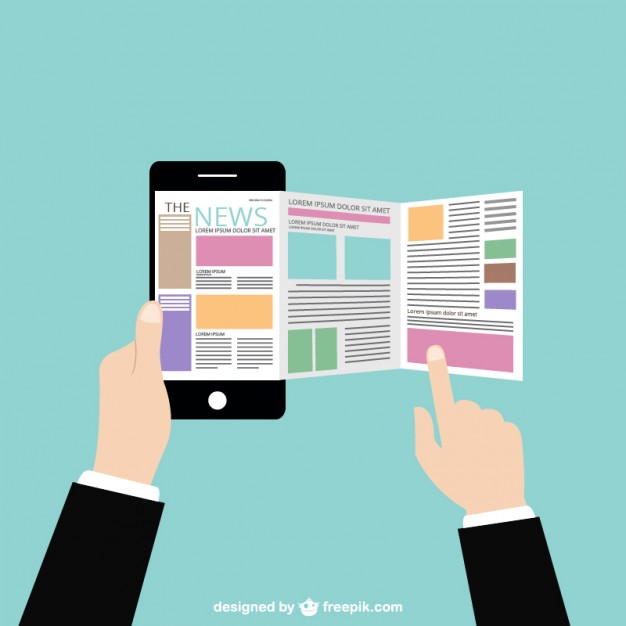 626x626 Online News Vector Free Download