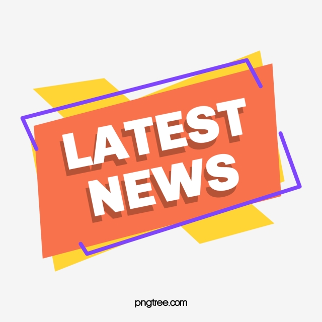 640x640 Vector Creative Latest News Tag, Banner, Breaking News Banner, Hot