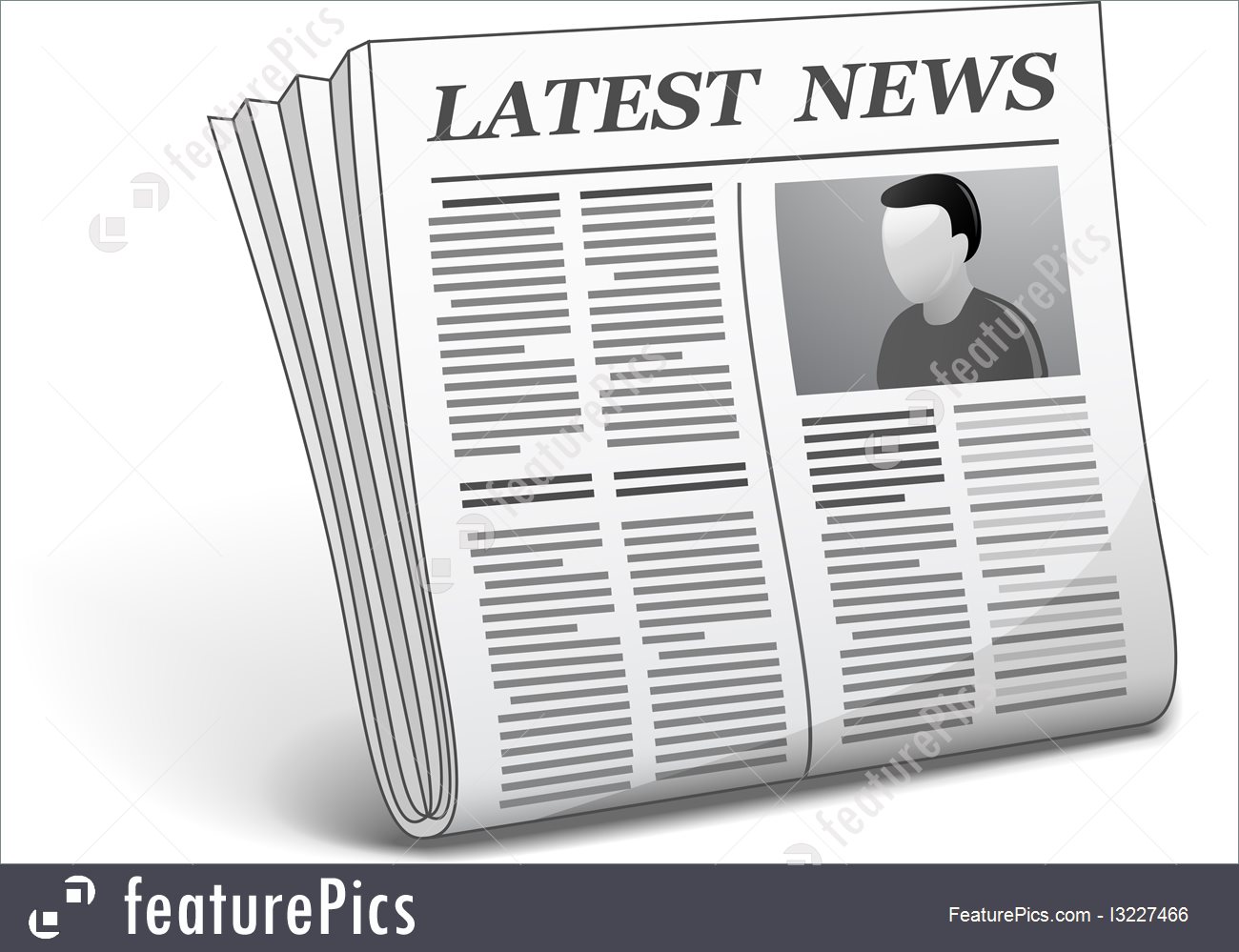 1300x999 Vector Newspaper Icon