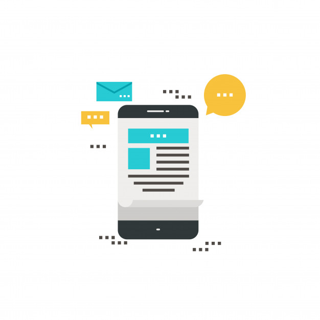 626x626 E Mail News, Subscription, Promotion Flat Vector Illustration