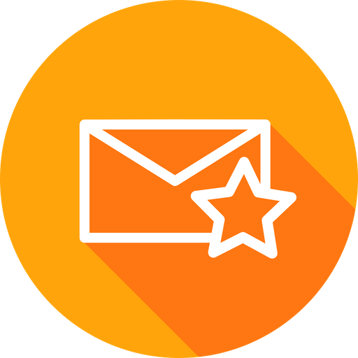 512x512 Email, Mail, Star, Favorite, Like, Newsletter
