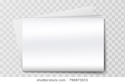 Blank Newspaper Mockup Isolated On The T 419x280 Blank Newspaper Mockup Isolated On The T