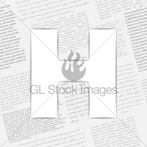 Vector Letter On Seamless Newspaper Background Gl Stock Images 500x500 Vector Letter On Seamless Newspaper Background Gl Stock Images