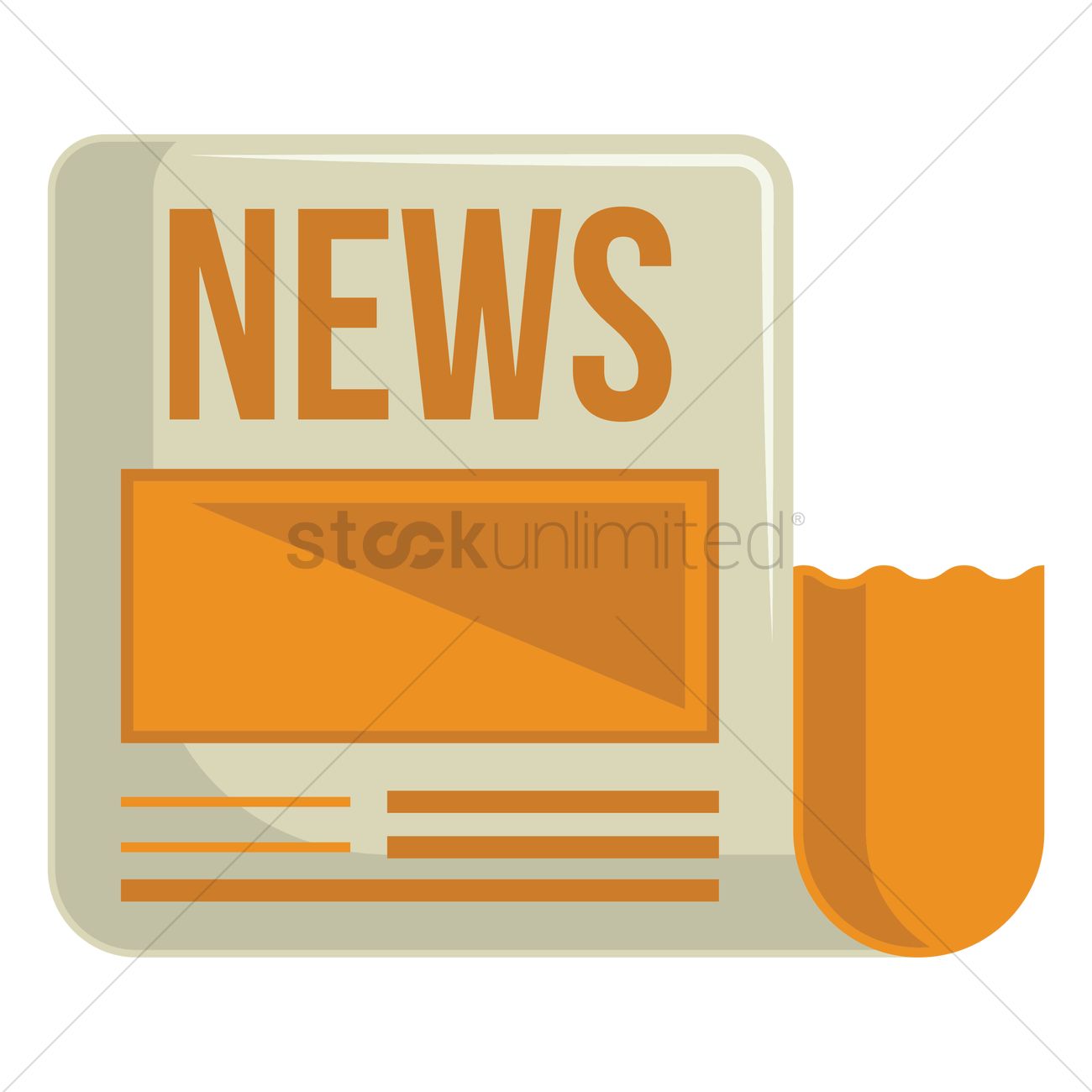 Newspaper Icon Vector Image 1300x1300 Newspaper Icon Vector Image