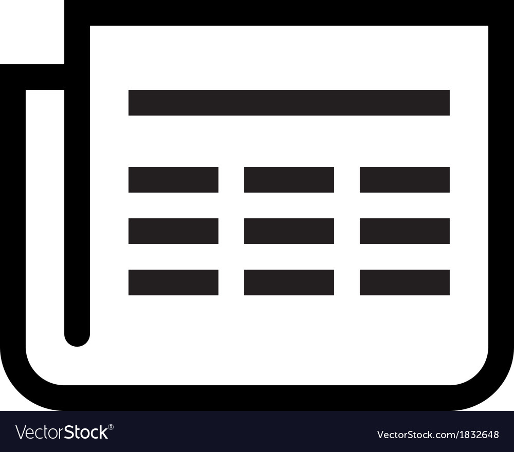 Newspaper Icon Vector 1000x880 Newspaper Icon Vector