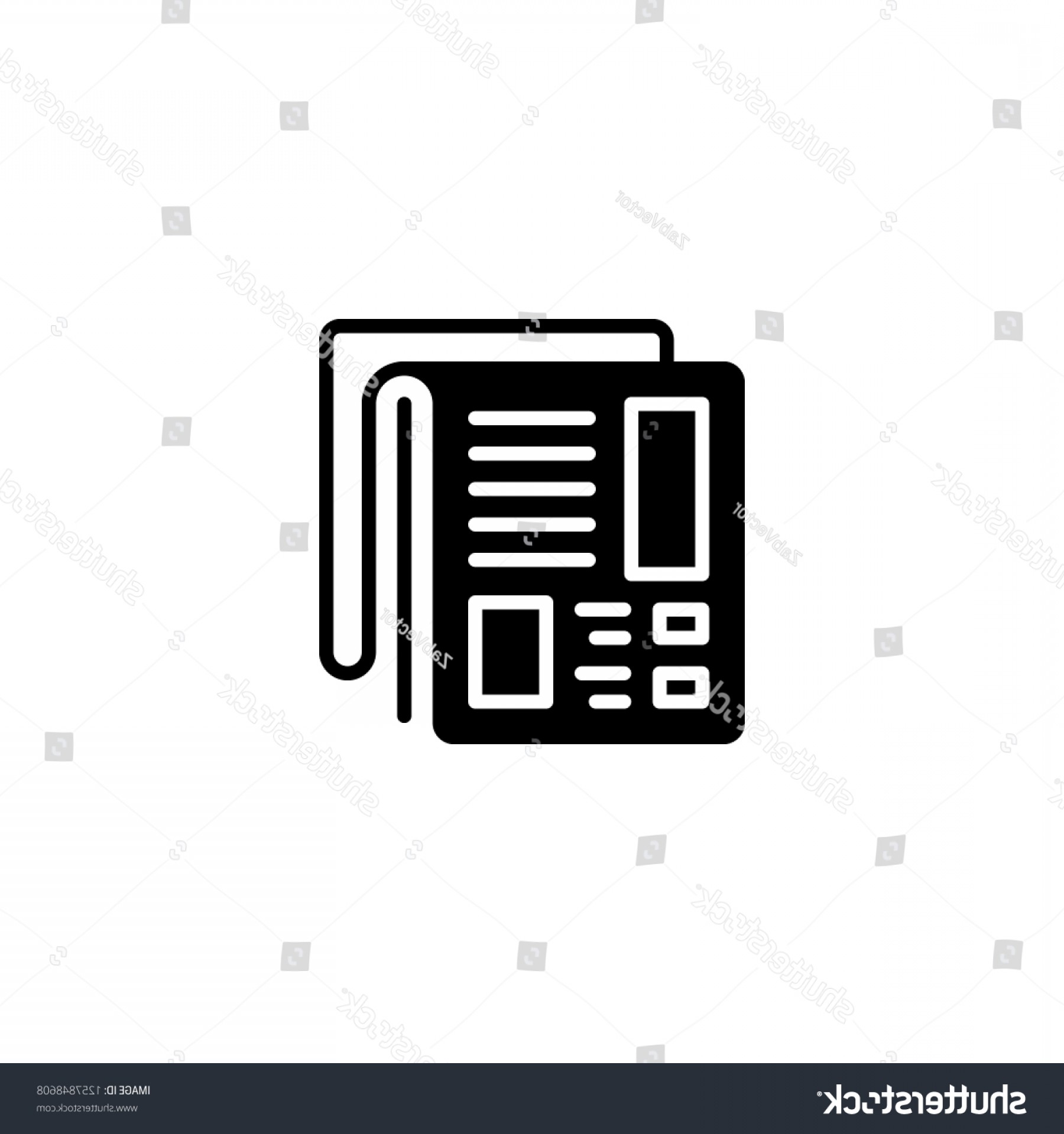 Newspaper Icon Vector at Vectorified.com | Collection of Newspaper Icon ...