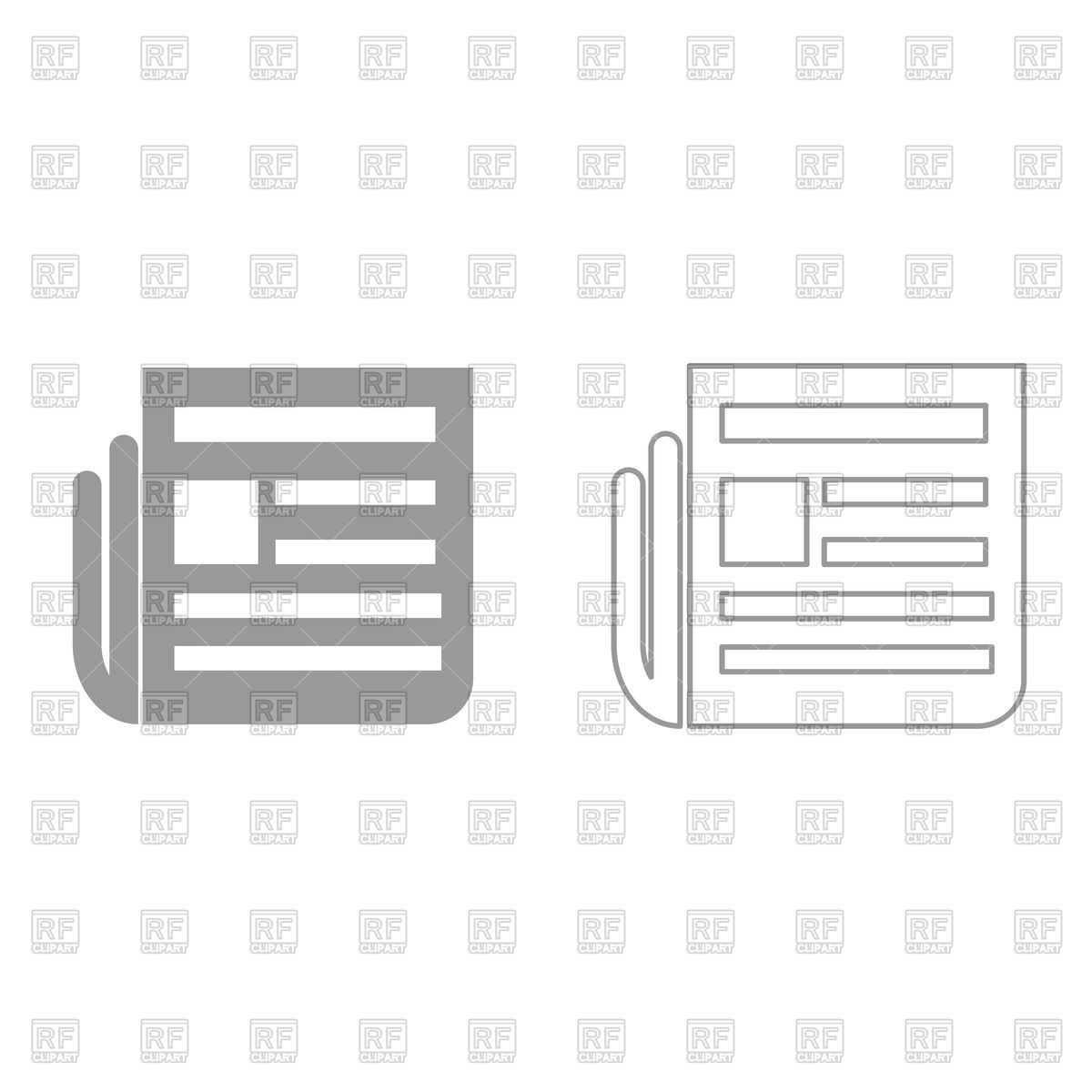 Newspaper Grey Set Icon Vector Image Of Icons And Emblems 1200x1200 Newspaper Grey Set Icon Vector Image Of Icons And Emblems