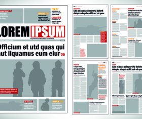 280x235 Newspaper Vector