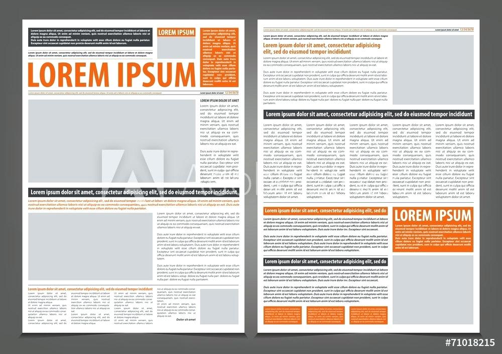 1000x707 Empty Newspaper Template