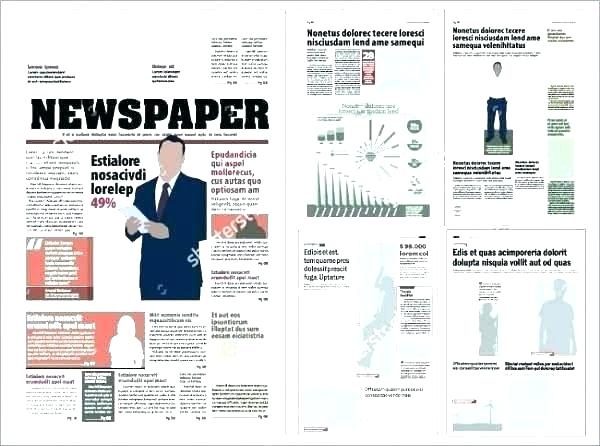 600x446 Extra Newspaper Template