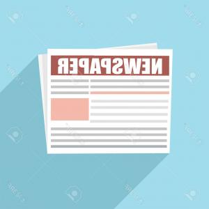 300x300 Newspaper Icon Vector Illustration Of Newspaper Vector Clipart
