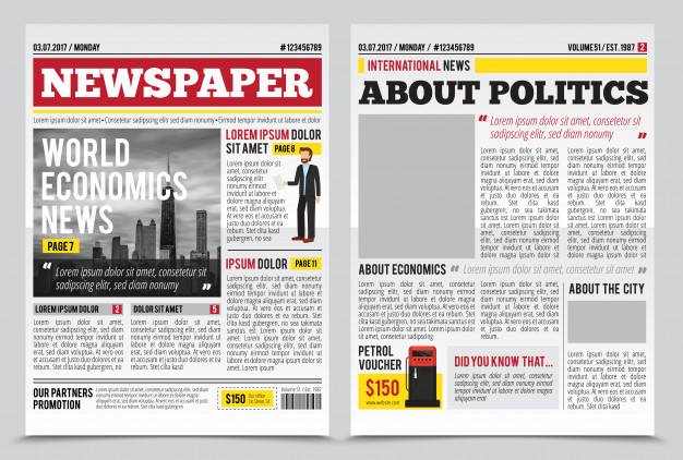 626x422 Newspaper Vector Vectors, Photos And Free Download