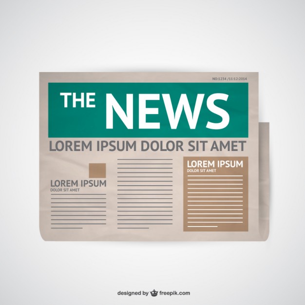 626x626 Retro Newspaper Illustration Free Vector Free Vectors Ui Download