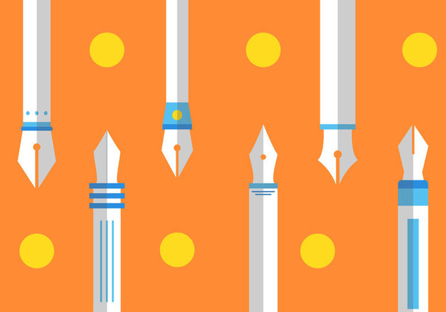 632x443 Free Pen Nib Vector