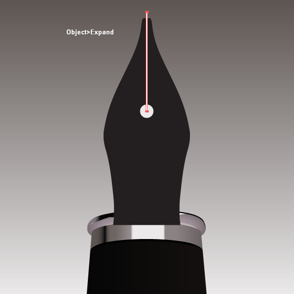 599x599 How To Create A Realistic, Shiny Fountain Pen Nib In Vector