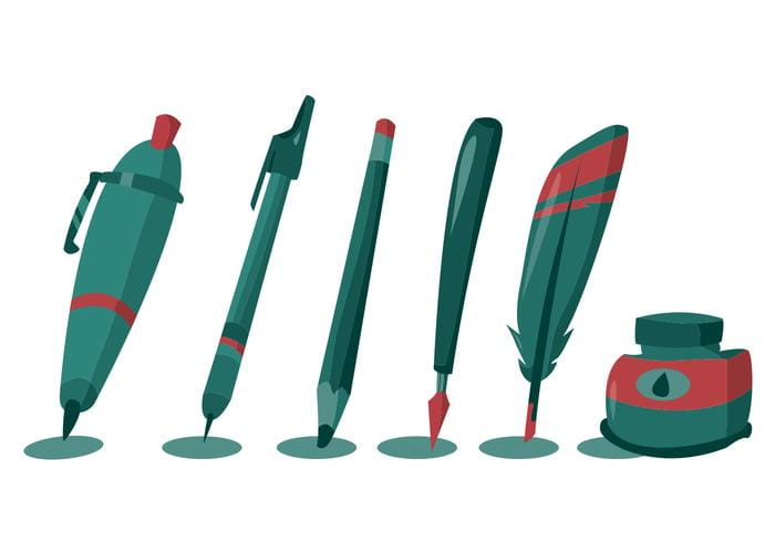 700x490 Pen Nib Vector Set Free Graphics Uihere