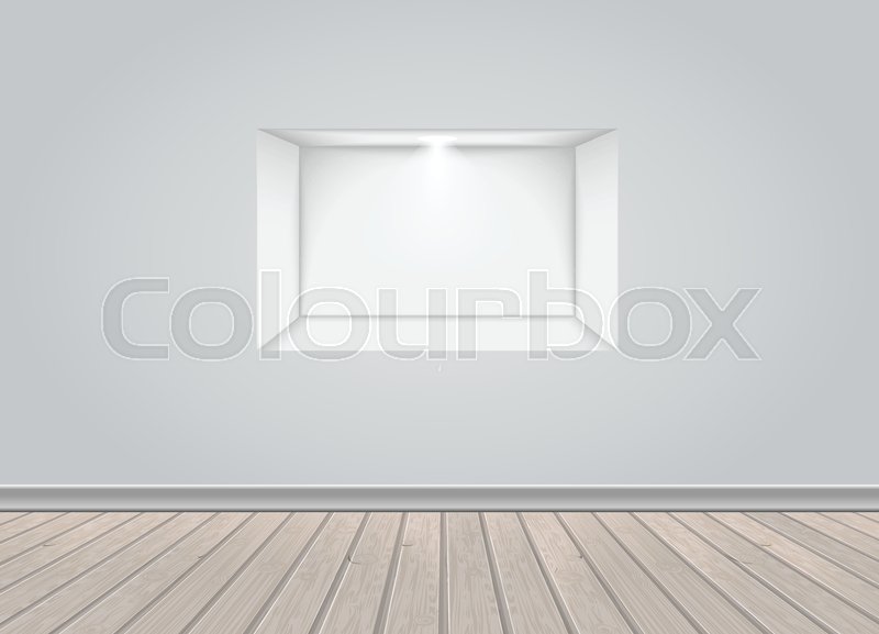 800x577 Empty Niche Vector Realistic Brick Stock Vector Colourbox