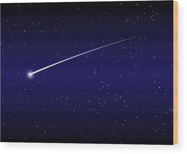 643x531 Shooting Star Background Against Dark Blue Starry Night Sky