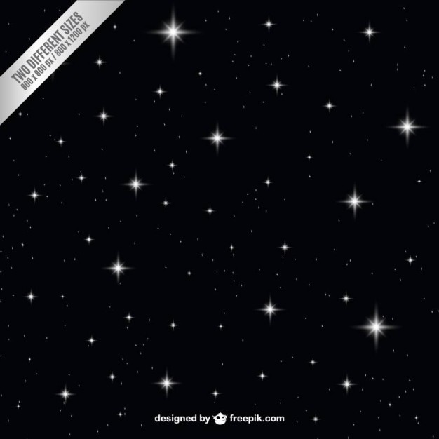 626x626 Dark Night Sky With Stars Background Vector Free Download