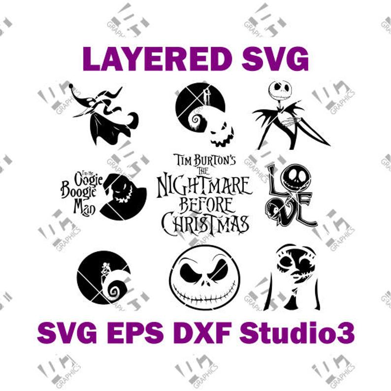 Nightmare Before Christmas Vector at Vectorified.com | Collection of ...