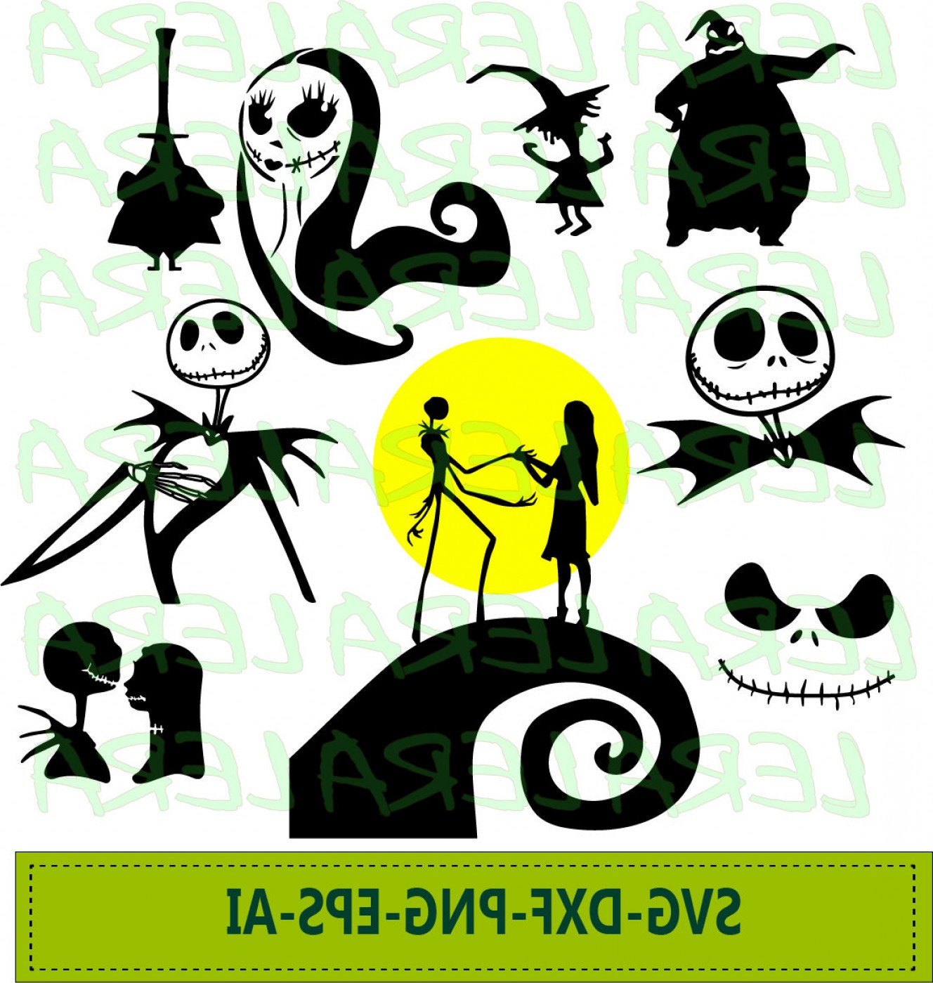 Nightmare Before Christmas Vector at Vectorified.com | Collection of ...