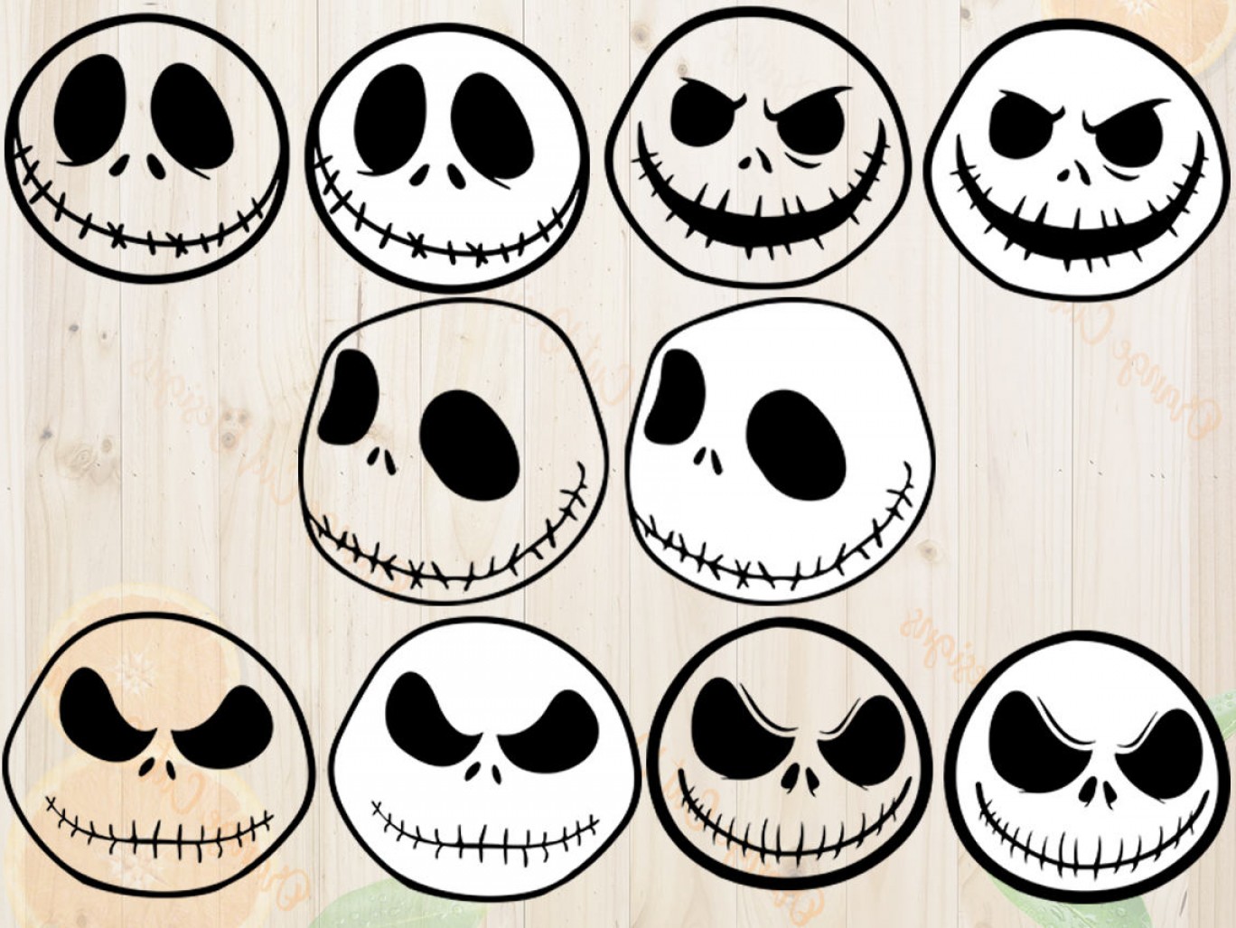 Nightmare Before Christmas Vector at Vectorified.com | Collection of ...