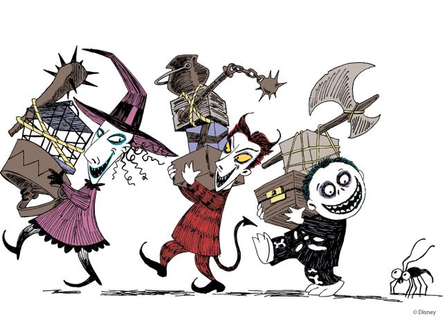 646x460 Nightmare Before Christmas Characters Vector Clip Art Free