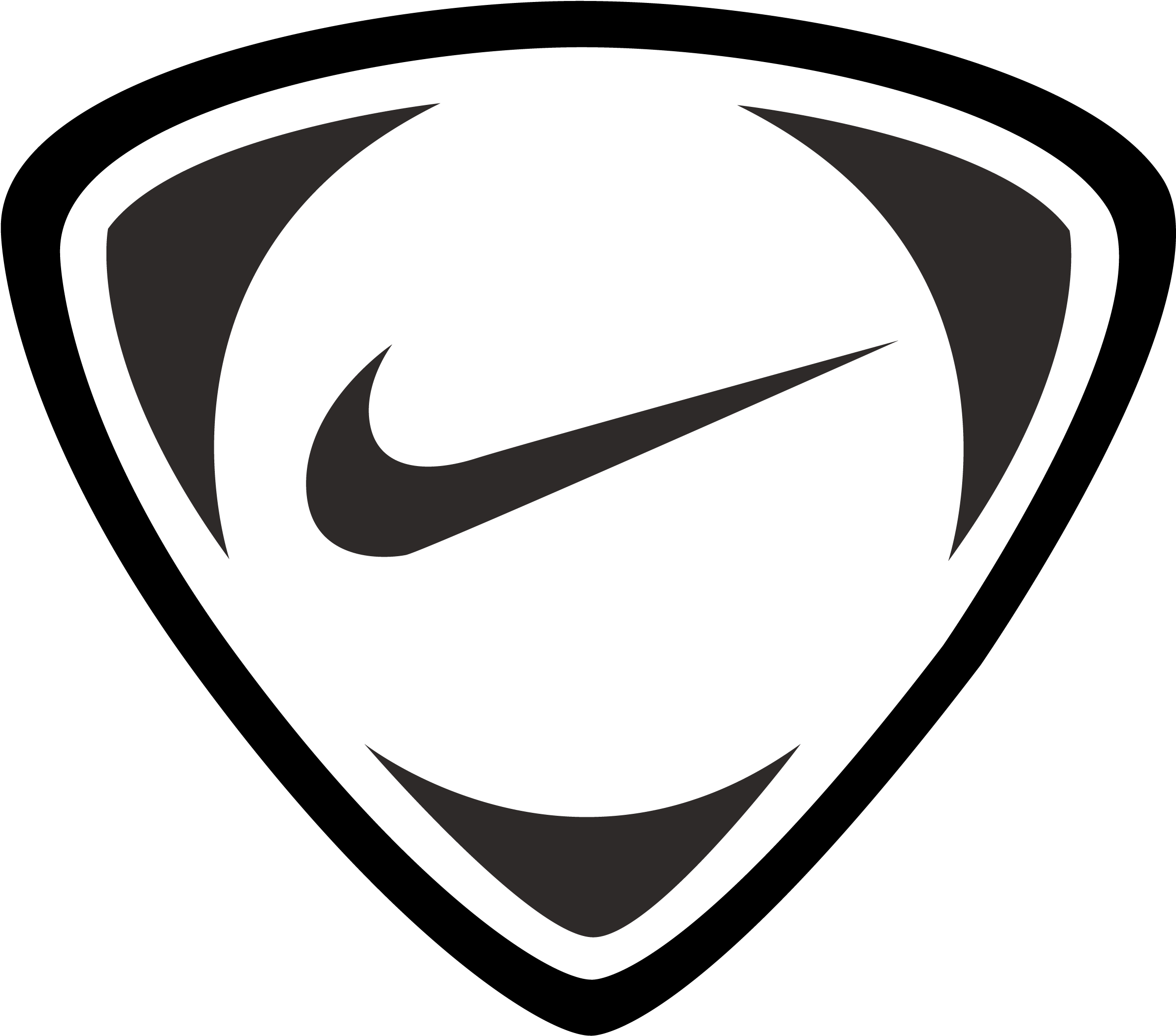 Nike Swoosh Vector at Vectorified.com | Collection of Nike Swoosh ...