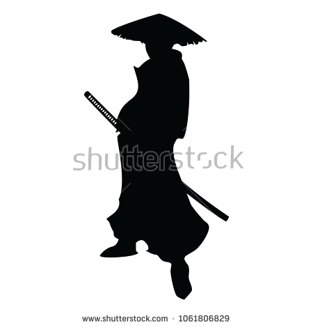 Ninja Silhouette Vector