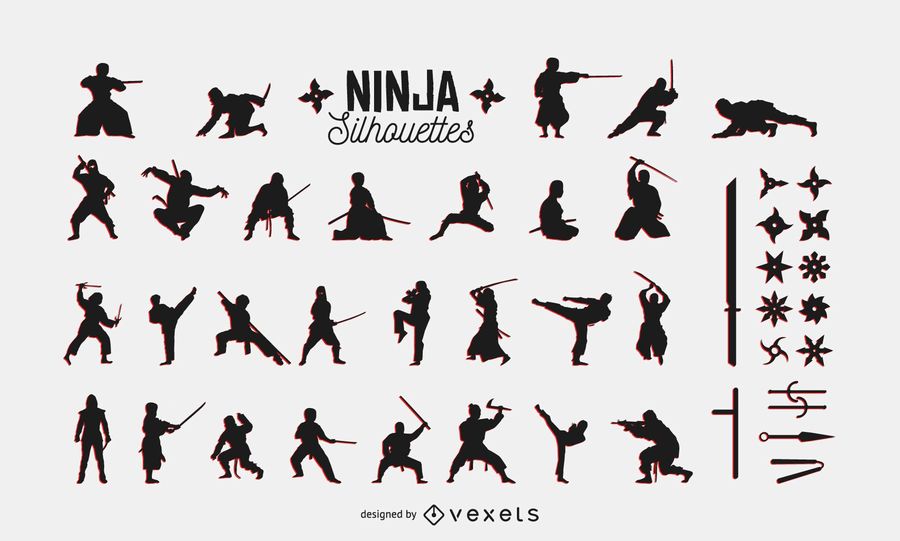 900x541 Ninja Pack Silhouette