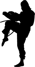 136x262 Ninja Silhouette Silhouette Of Ninja