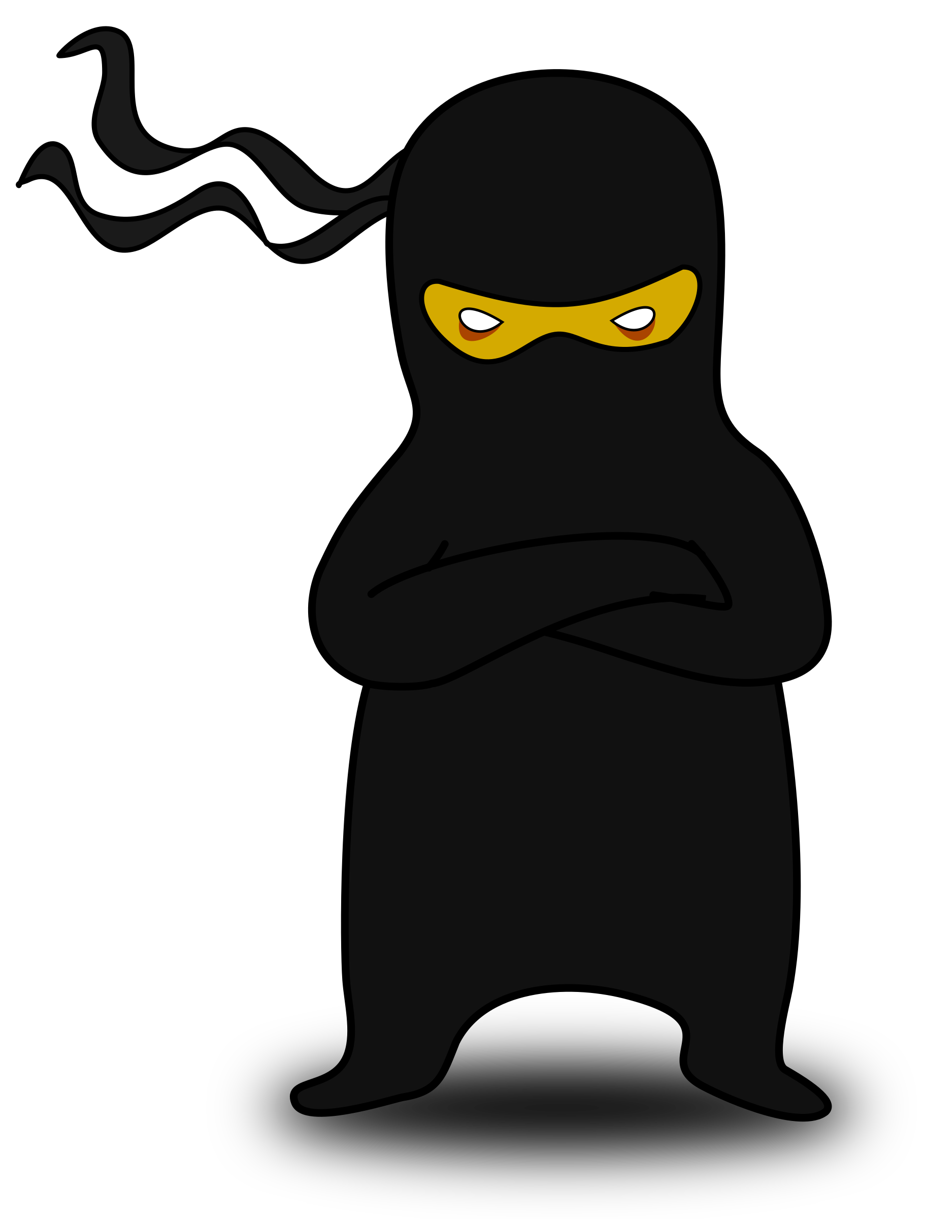 1824x2400 Ninja Vector Art Image