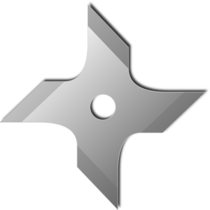 300x300 Ninja Star Clip Art