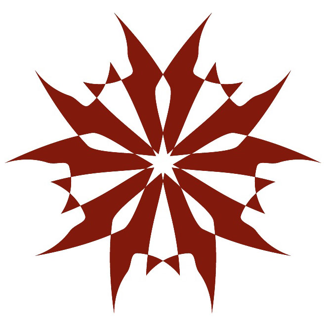 660x660 Ninja Star Vector Image