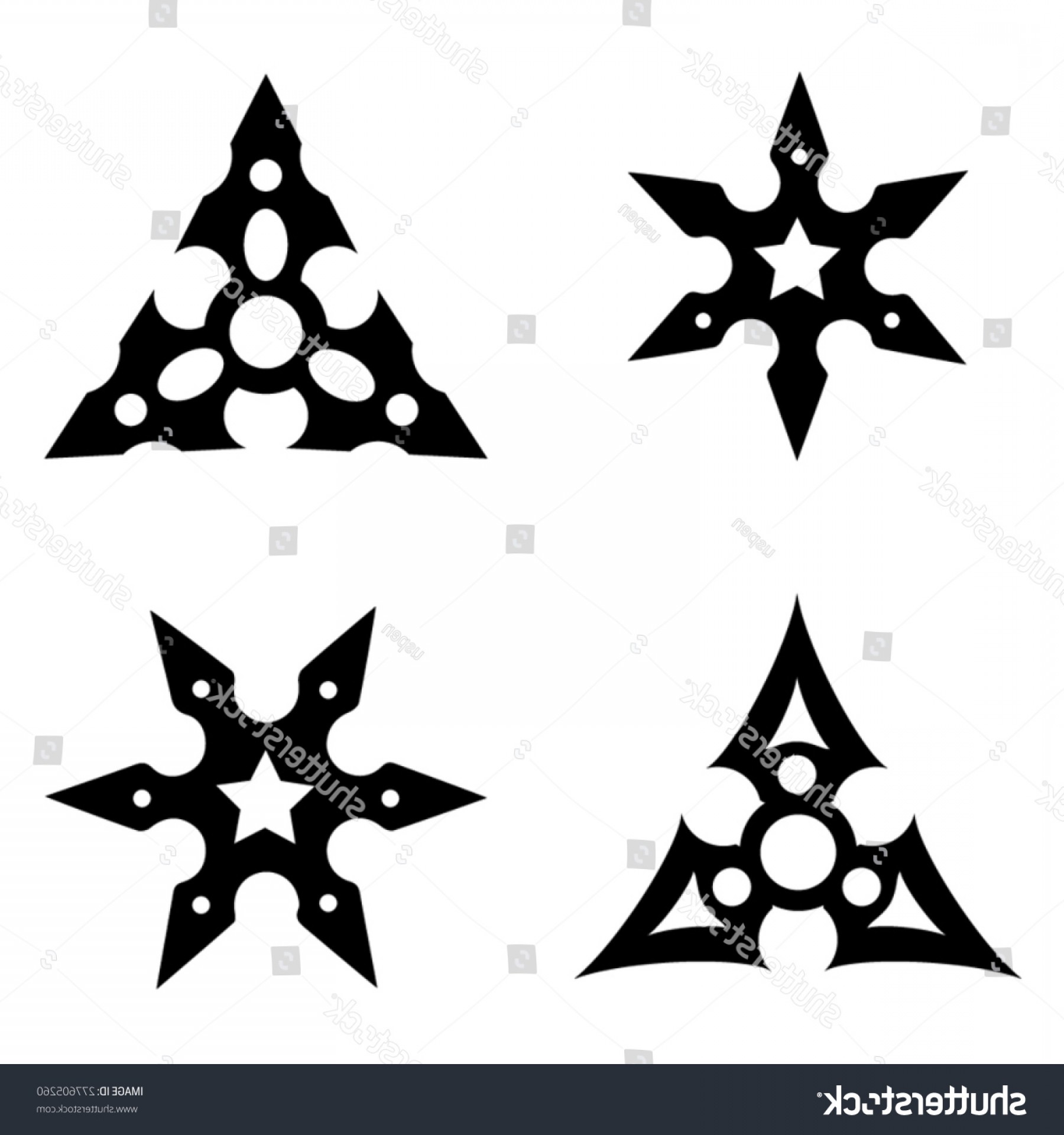 1800x1920 Shuriken Ninja Stars Vector Illustration Round Handandbeak