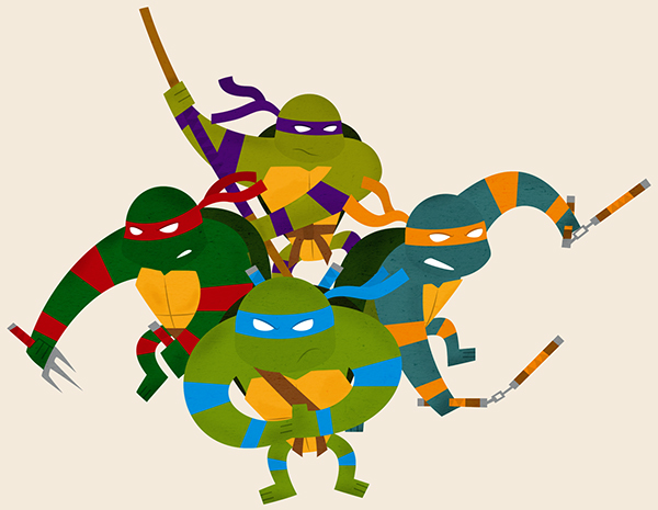 Ninja Turtles Vector