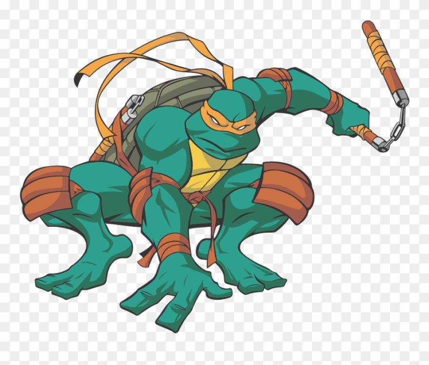 880x748 Tmnt Michelangelo Vector Ninja Turtles Logo Png Ninja Clipart