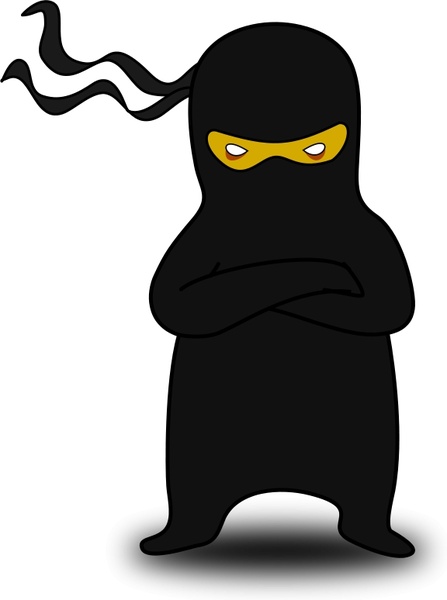 Ninja Free Vector In Open Office Drawing 447x600 Ninja Free Vector In Open Office Drawing