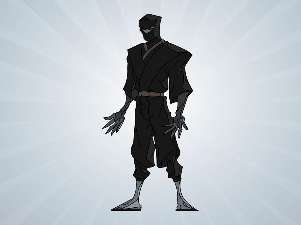 1024x765 Cartoon Ninja Graphics Vector Art Graphics