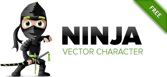 577x266 Ninja Vector Free Free Vector Download
