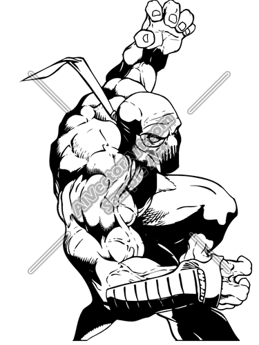 375x500 Ninja Clipart And Vectorart Sports